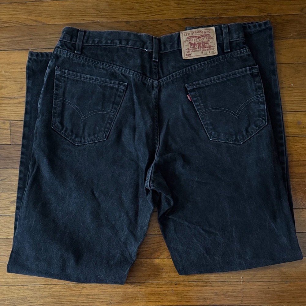 Vintage Levi's Men's 550 Relaxed Jeans - Picture 7 of 11